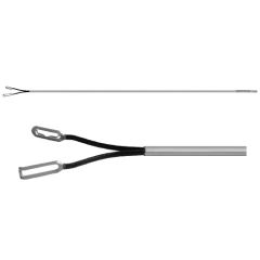 Bipolar forceps insert